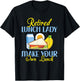 Retired Lunch Lady Make Your Own Lunch Cafeteria Worker T-Shirt - T-Shirt | Black