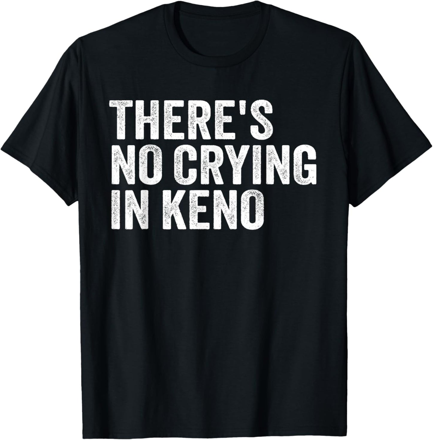 Keno Casino Game Funny T-Shirt - T-Shirt | Black
