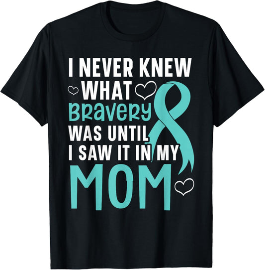 Cervical Cancer Supporter Cervical Cancer Awareness T-Shirt - T-Shirt | Black