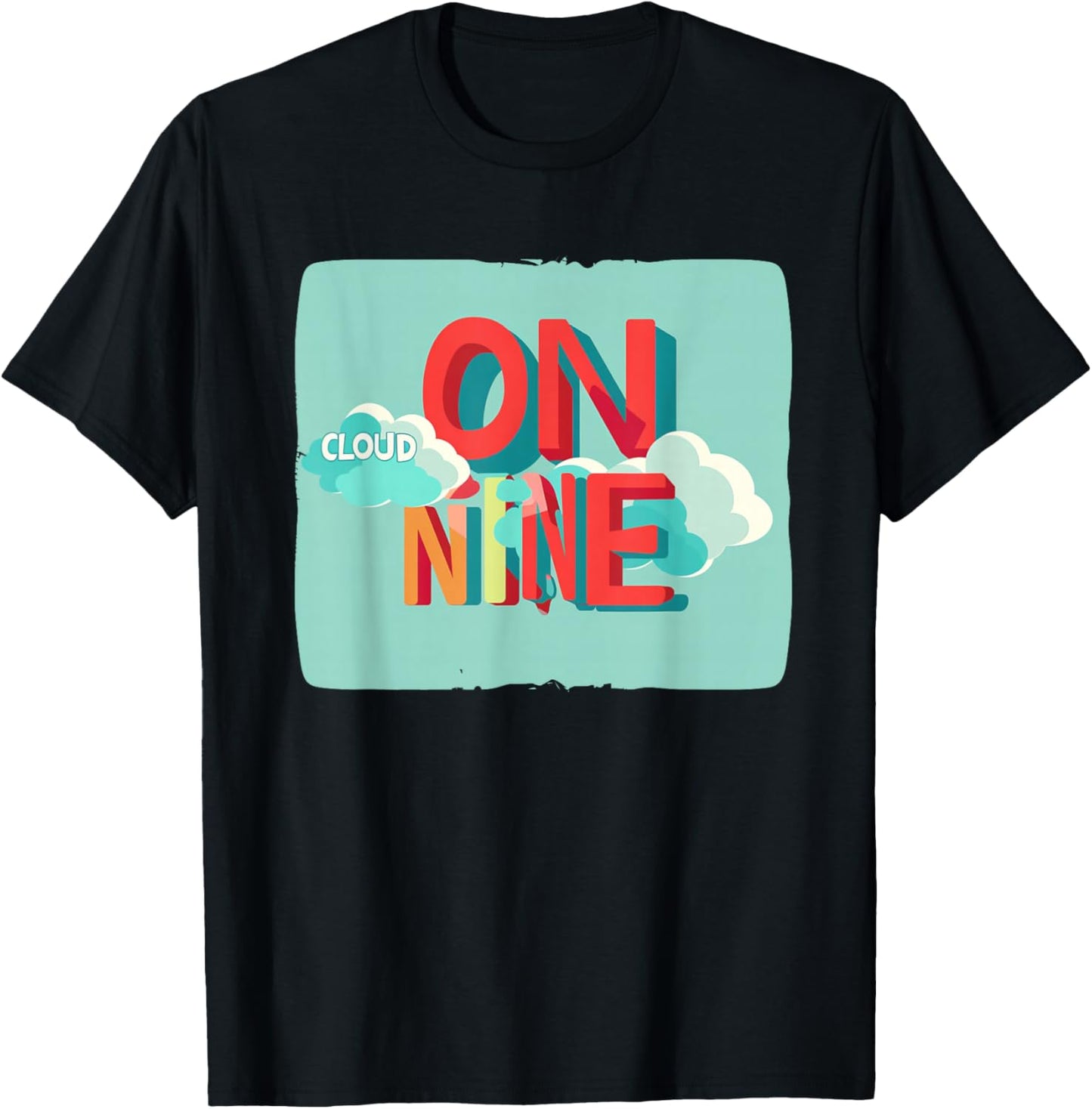On Cloud Nine Statement for Boys and Girls T-Shirt - T-Shirt | Black