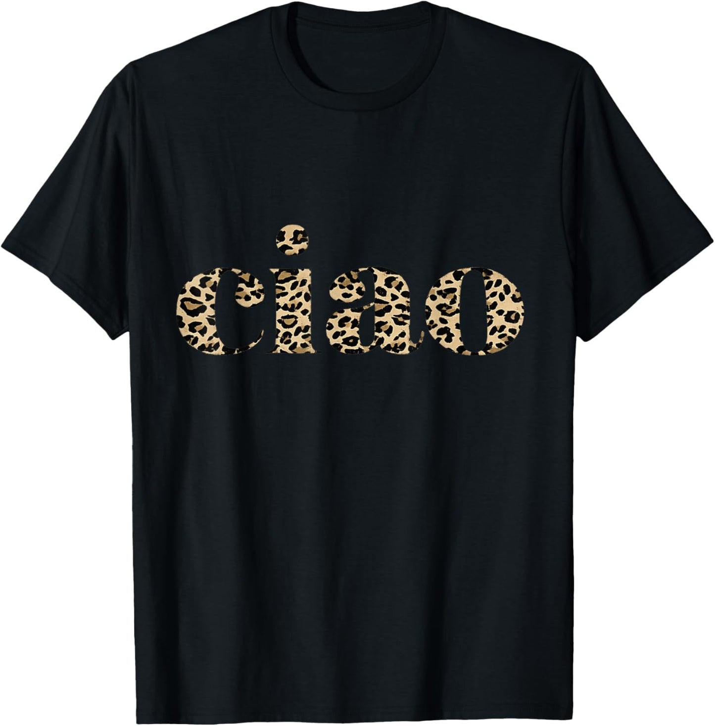 Ciao Zeichnung T-Shirt - T-Shirt | Black