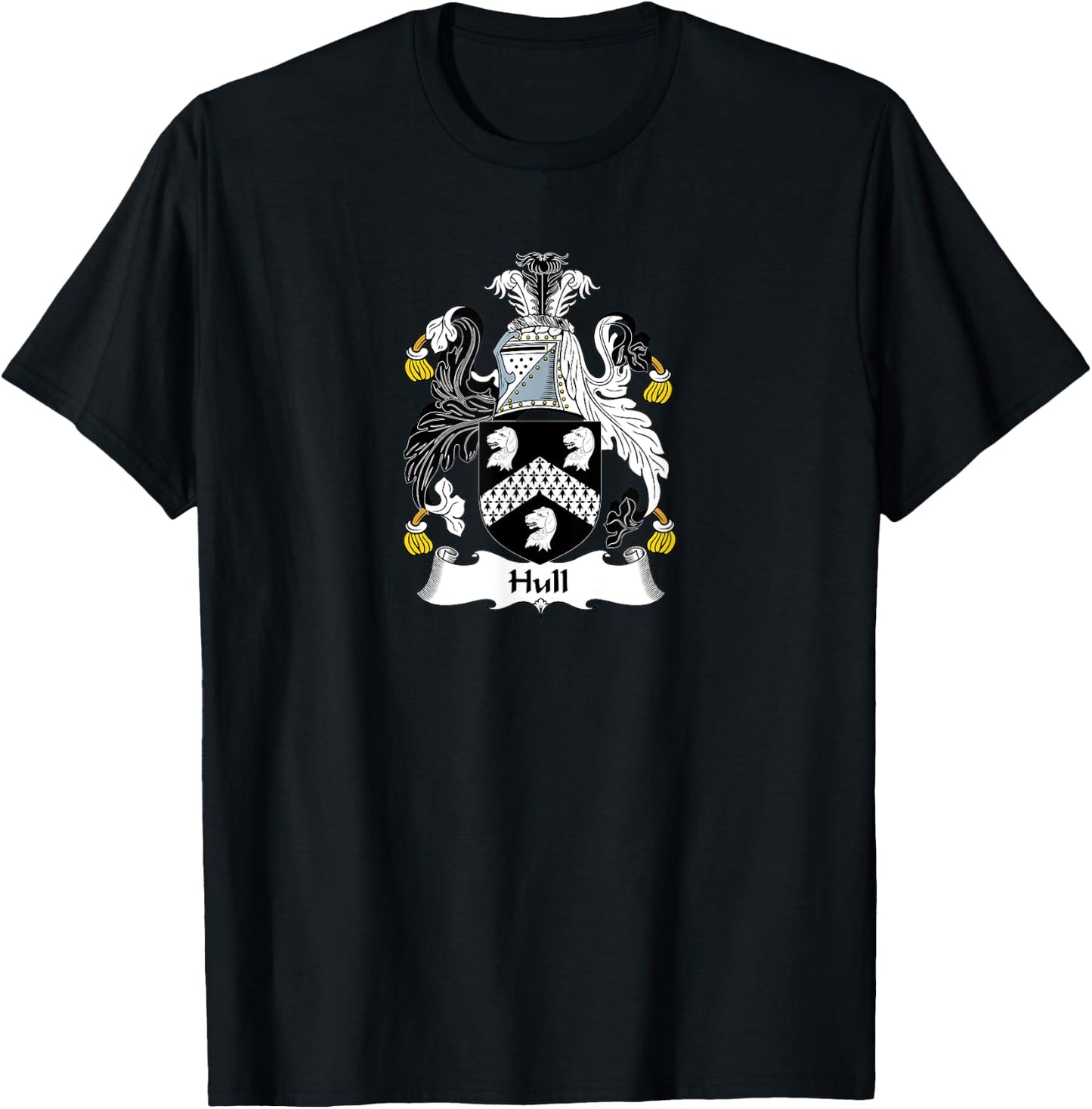 Hull Coat of Arms - Family Crest Shirt T-Shirt - T-Shirt | Black