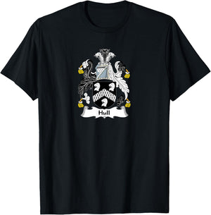 Hull Coat of Arms - Family Crest Shirt T-Shirt - T-Shirt | Black