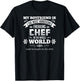 My Boyfriend Is Chef Valentine's Quote T-Shirt - T-Shirt | Black