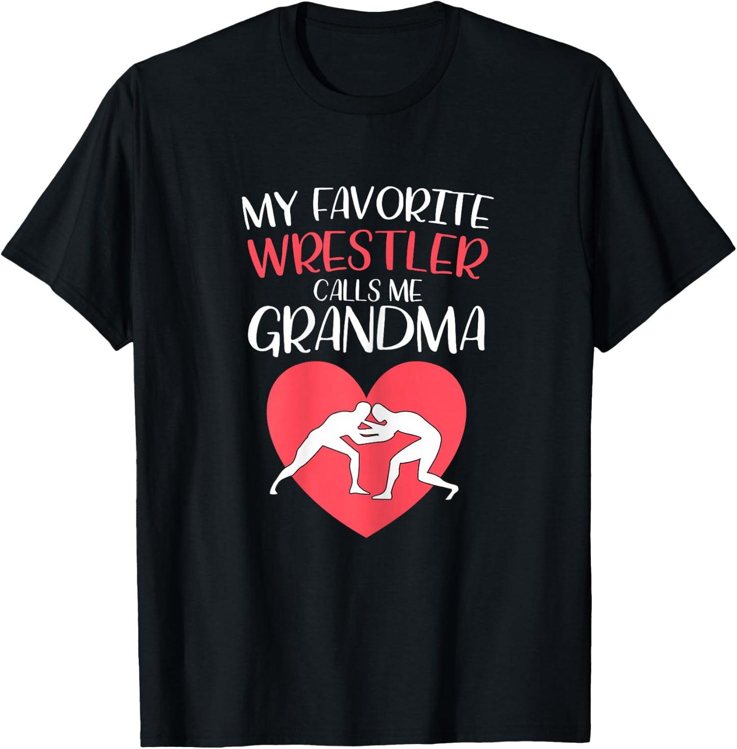 Funny Wrestling Grandma T-Shirt - T-Shirt | Black