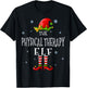 Physical Therapy Elf Funny Xmas Groupe Matching Christmas T-Shirt - T-Shirt | Black