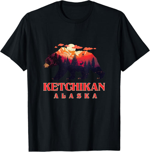 Vintage Mountain Grizzly Bear Ketchikan Alaska Hiking