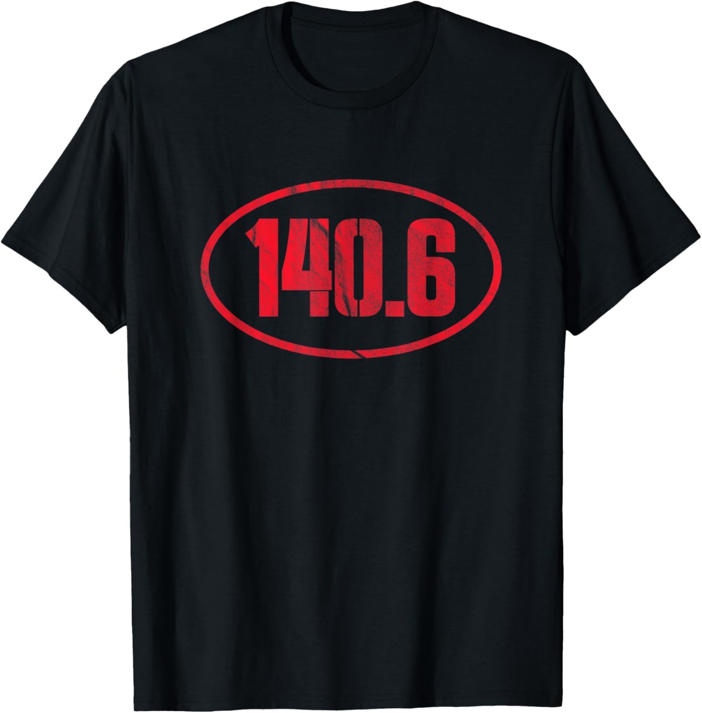 140.6 Triathlon Triathlete Vintage T-Shirt - T-Shirt | Black