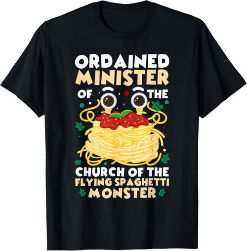 Ordained Minister Flying Spaghetti Monster FSM Pastafarian