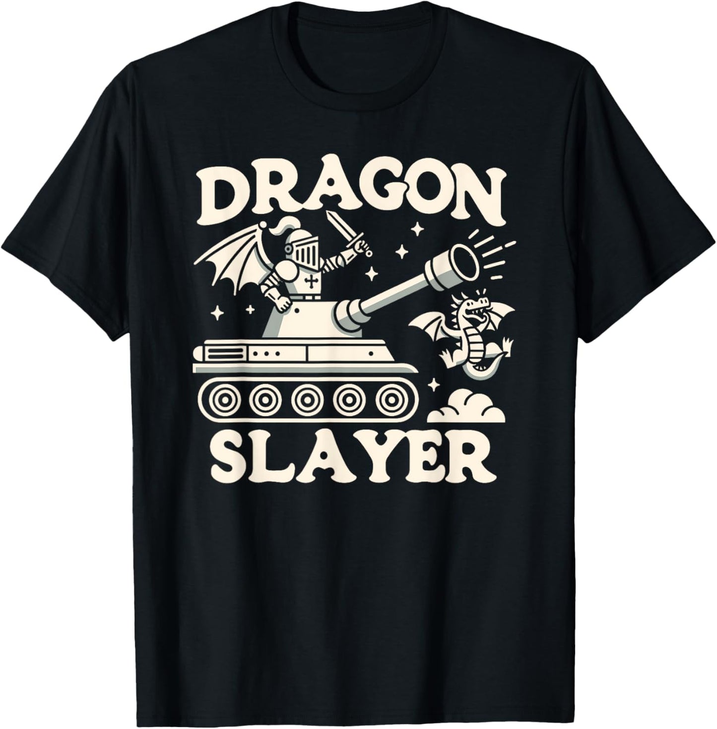 Dragon Slayer Knight Ren Faire LARP, Renaissance Festival T-Shirt - T-Shirt | Black