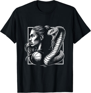 Fearless Mamba Girl Motivation T-Shirt - T-Shirt | Black