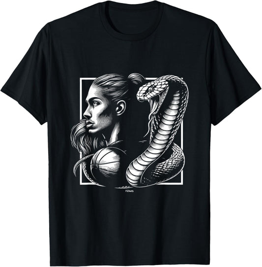 Fearless Mamba Girl Motivation T-Shirt - T-Shirt | Black