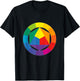 Color Wheel Palette Shirt Artist Painter Art Teacher T-Shirt - T-Shirt | Black