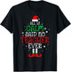 All Is Calm Said No Teacher Ever Funny Teacher Christmas T-Shirt - T-Shirt | Black