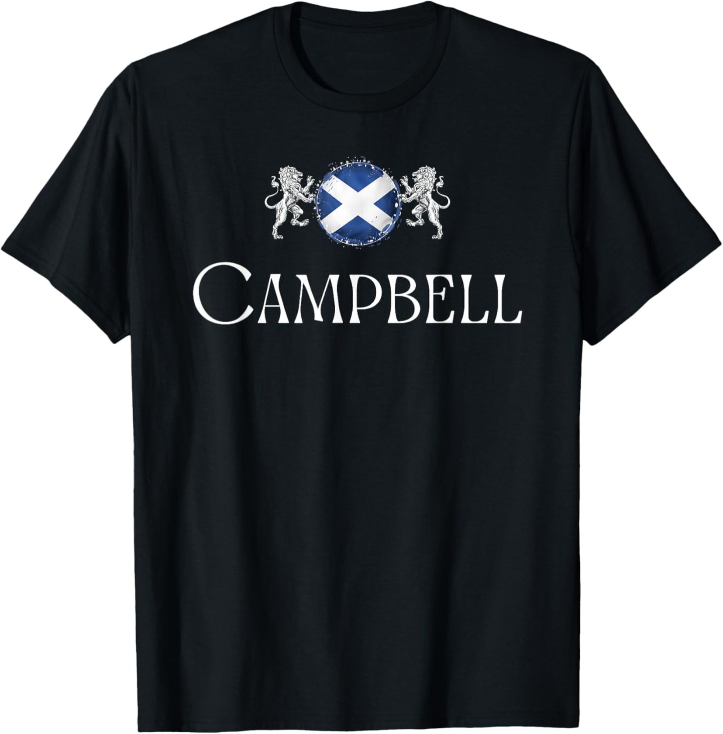 Campbell Clan Scottish Family Name Scotland Heraldry T-Shirt - T-Shirt | Black