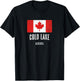City of Cold Lake - Canada | Canadian Flag Souvenir T-Shirt - T-Shirt | Black