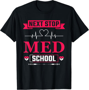 Next stop: Medical Study Medical Student T-Shirt - T-Shirt | Black