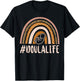 Doula Birth Worker Rainbow #Doulalife T-Shirt - T-Shirt | Black
