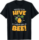 Bee Theme Back to School For Teachers Welcome to the Hive T-Shirt - T-Shirt | Black