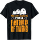 Halloween Dad Gift You Can't Scare A Father of Twins T-Shirt - T-Shirt | Black