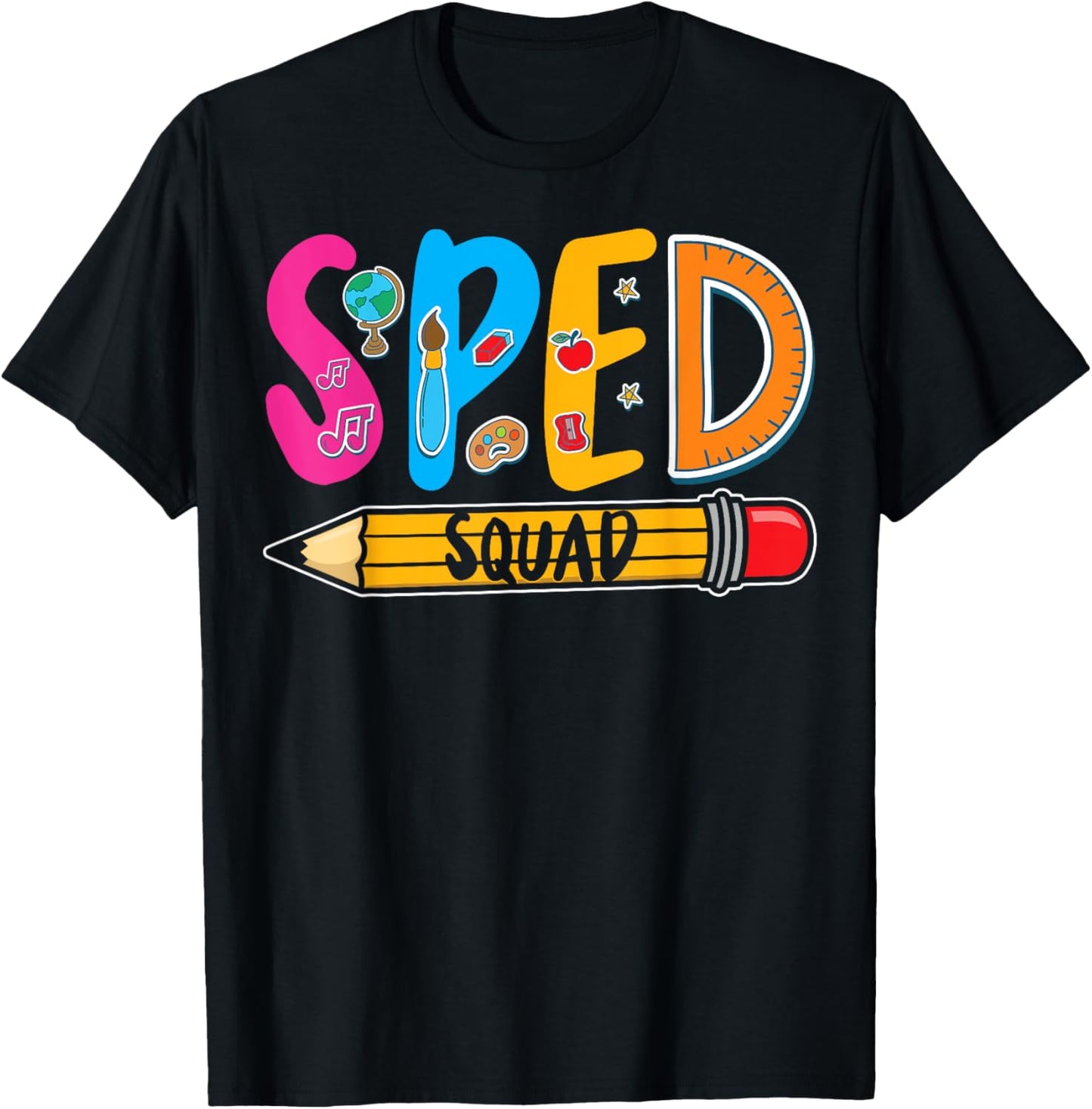 Special Education Teacher Sped Squad SPED Teacher T-Shirt - T-Shirt | Black
