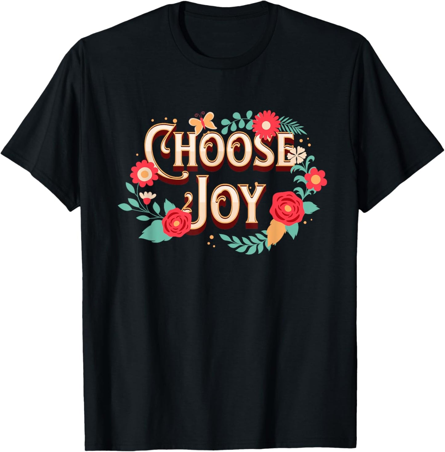 Choose Joy Vote Kamala Harris T-Shirt - T-Shirt | Black