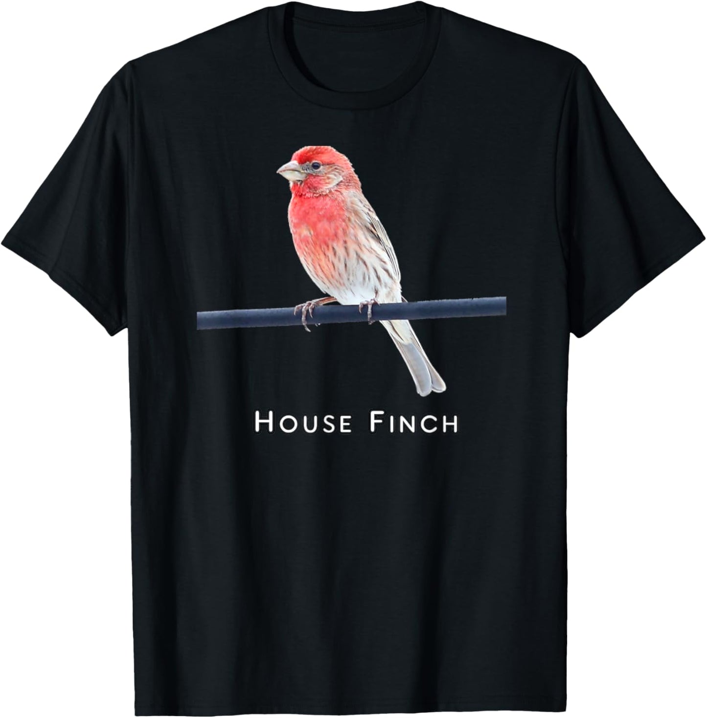 House Finch T-Shirt - T-Shirt | Black