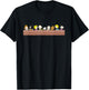 Peanuts The Gang Chilling T-Shirt - T-Shirt | Black