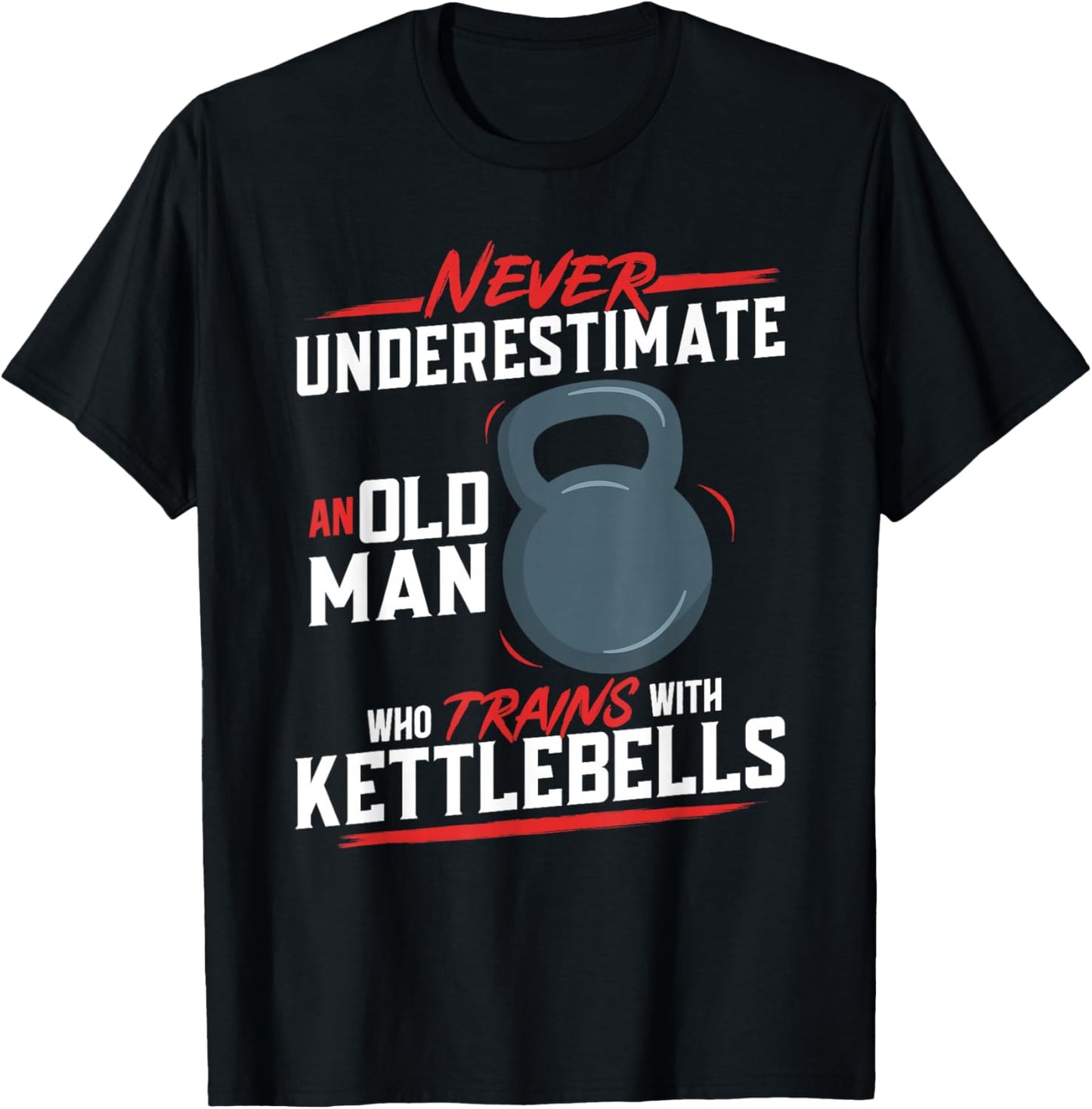 Kettlebell Workout Fitness Training Kettlebell T-Shirt - T-Shirt | Black