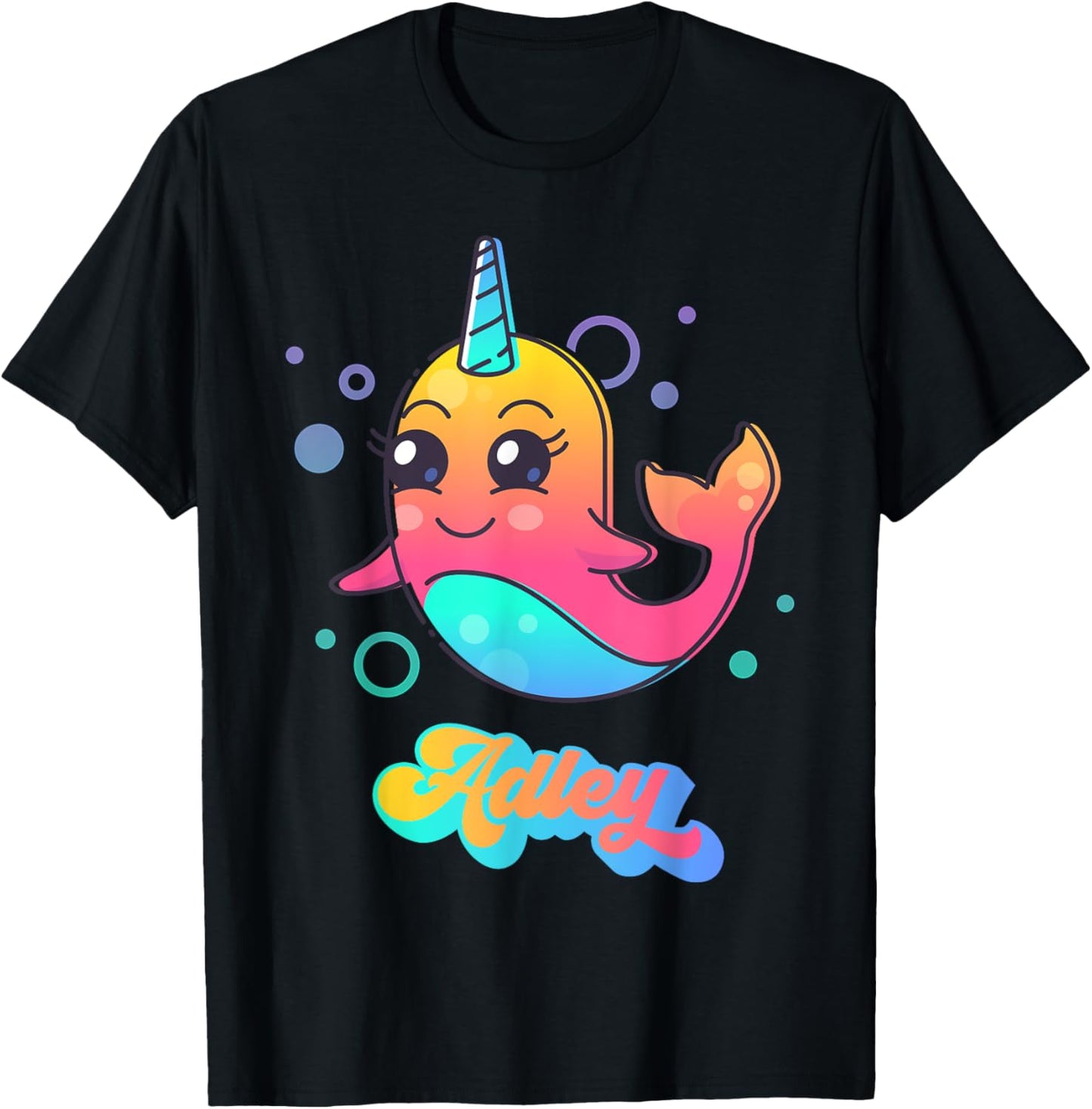Adley Merch Unicorn Design T-Shirt - T-Shirt | Black