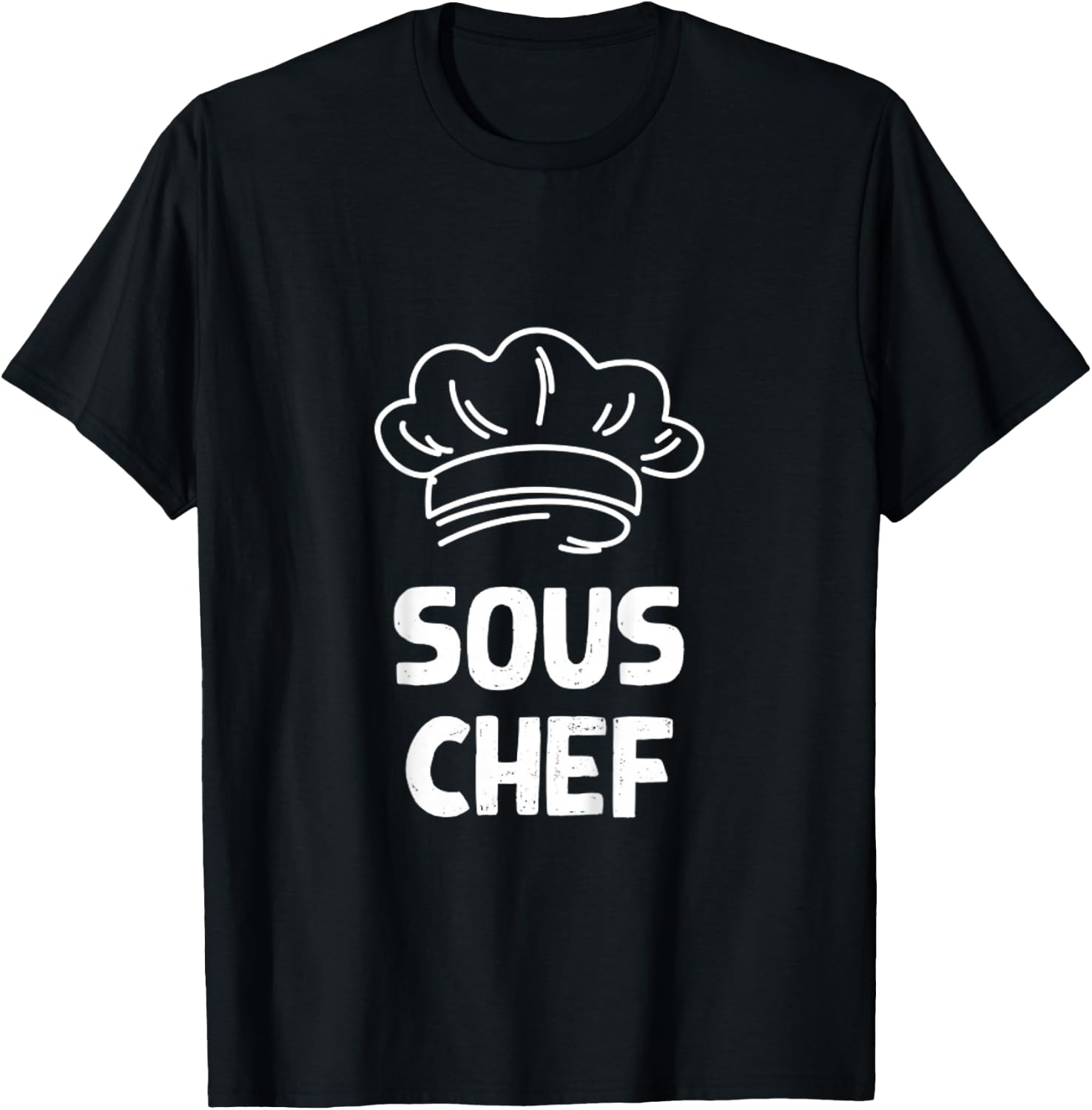 Kids Sous Chef Matching Head Chef Cooking Kitchen Daughter T-Shirt - T-Shirt | Black