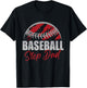 Baseball Step Dad Life Gifts For Father's Day Dad Grandpa T-Shirt - T-Shirt | Black