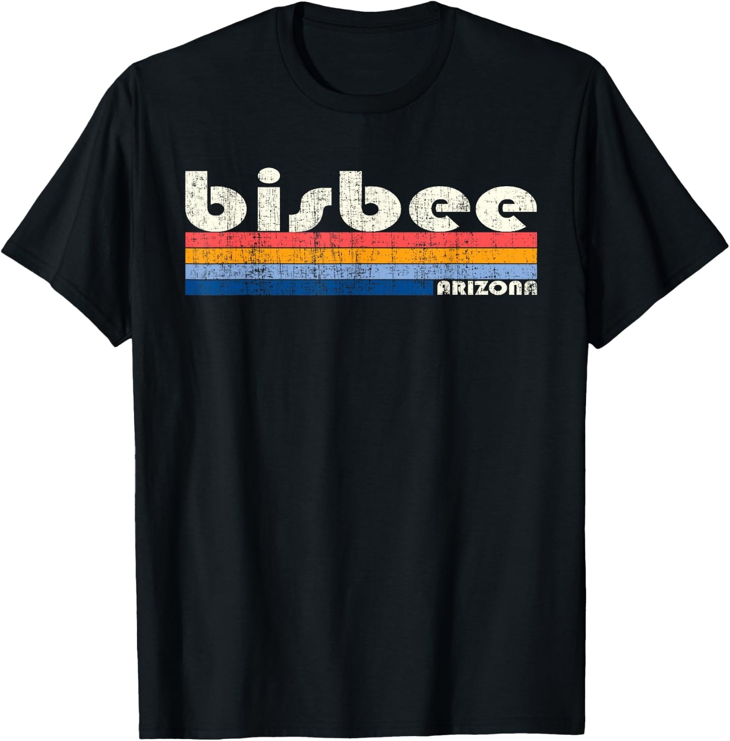 Vintage 70s 80s Style Bisbee AZ T-Shirt - T-Shirt | Black