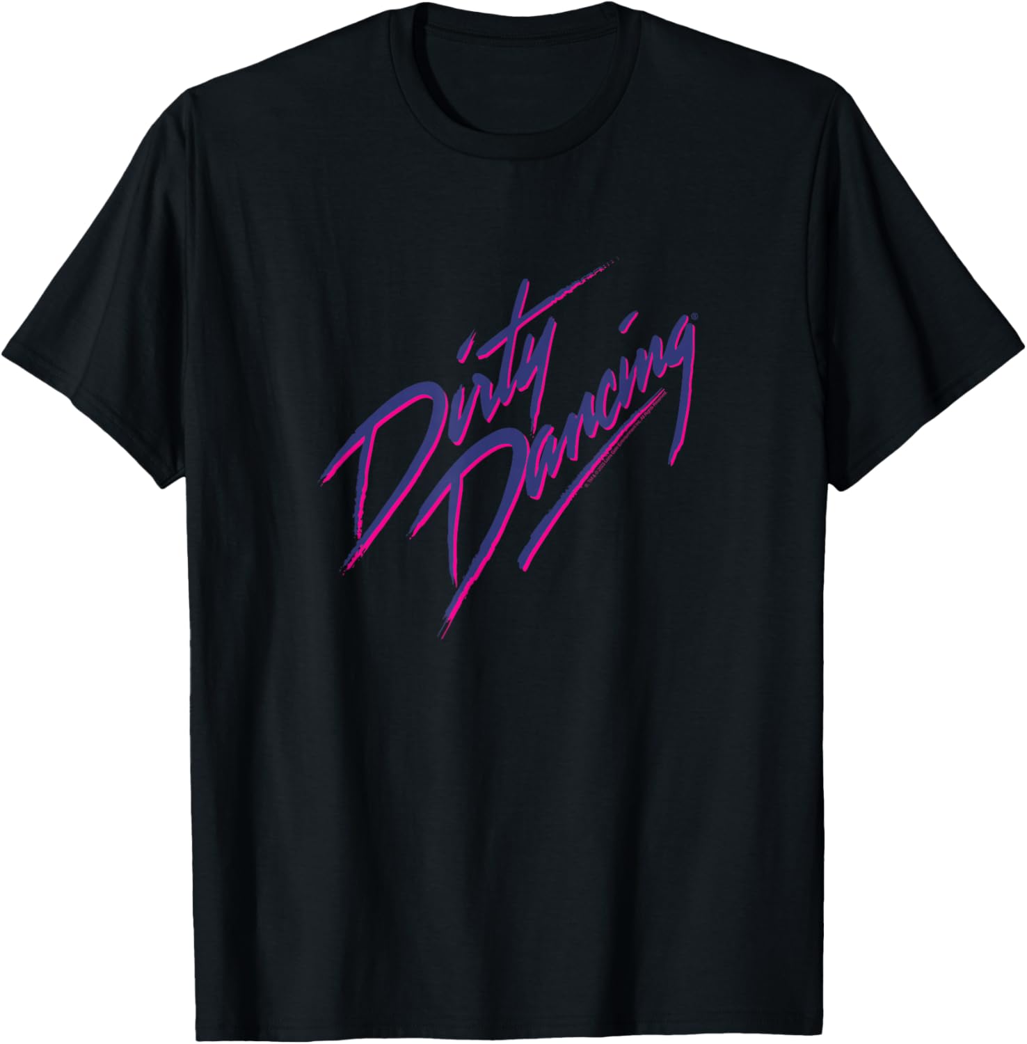 Dirty Dancing Main Logo T-Shirt - T-Shirt | Black
