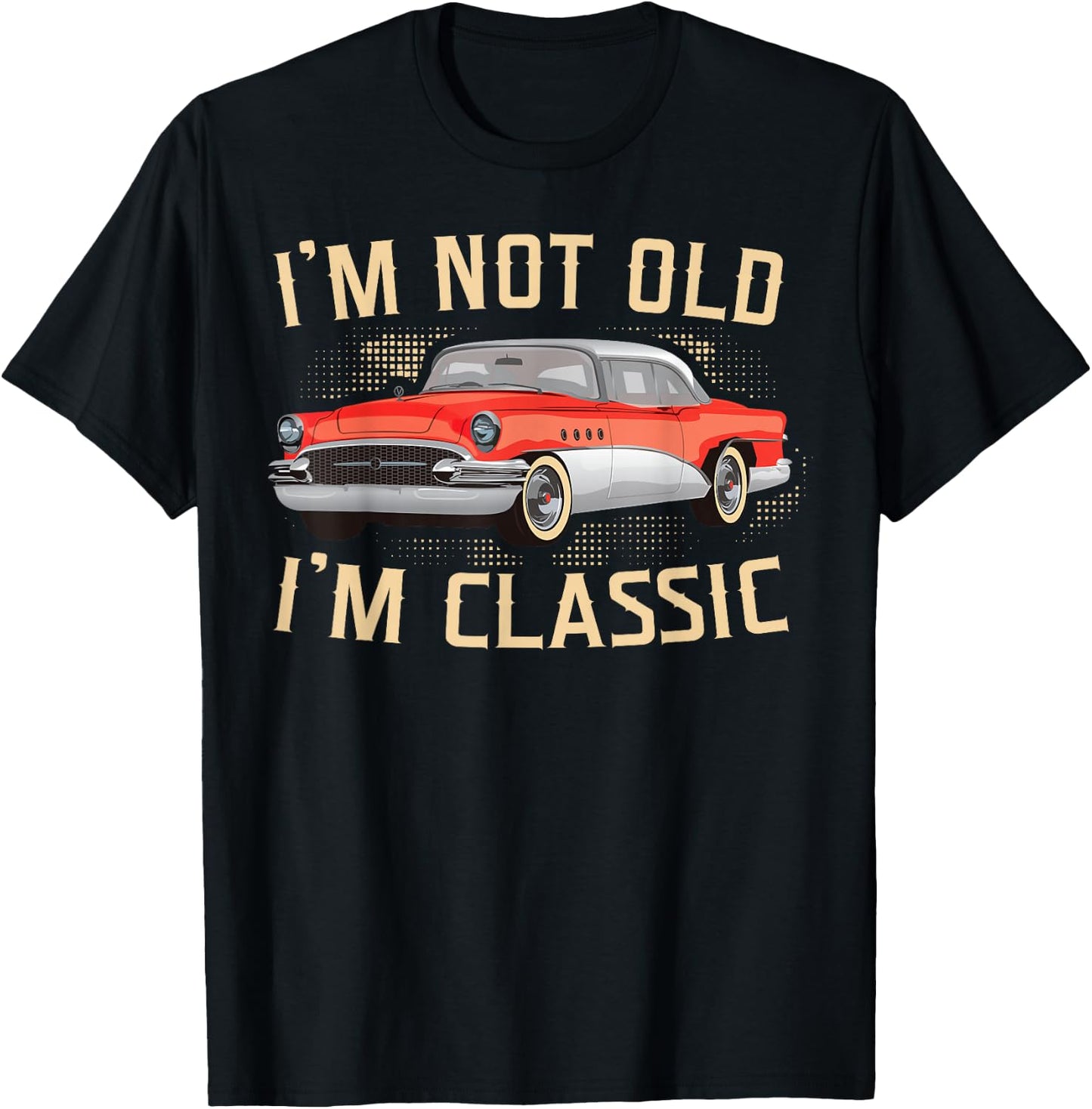 Ich bin nicht alt Ich bin klassische cool vintage car T-Shirt - T-Shirt | Black