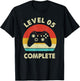 Level 5th Complete - Retro 5 Year Wedding Anniversary Gift T-Shirt - T-Shirt | Black