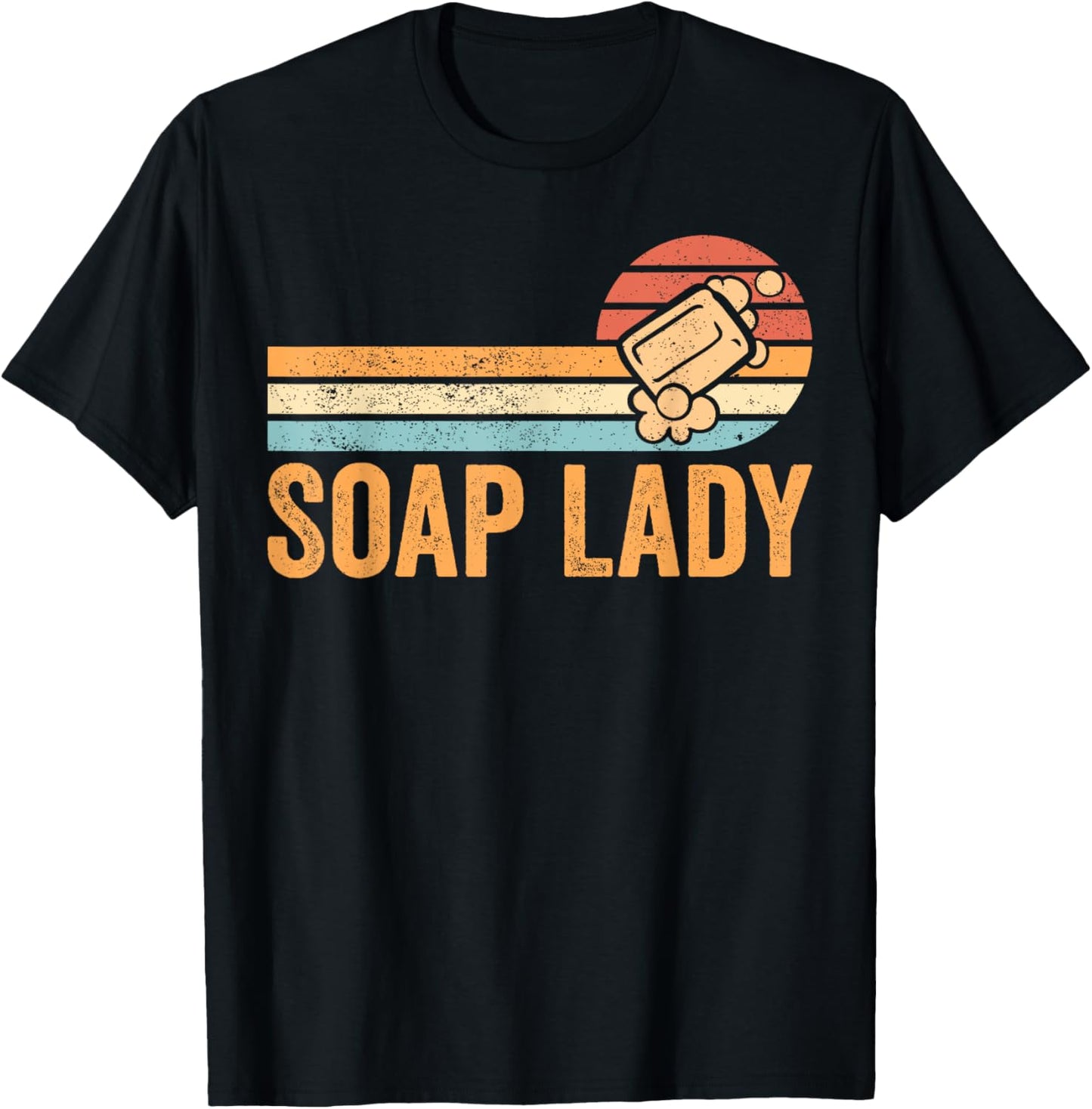 Funny Soap Making Soap Maker Soap Lady T-Shirt - T-Shirt | Black