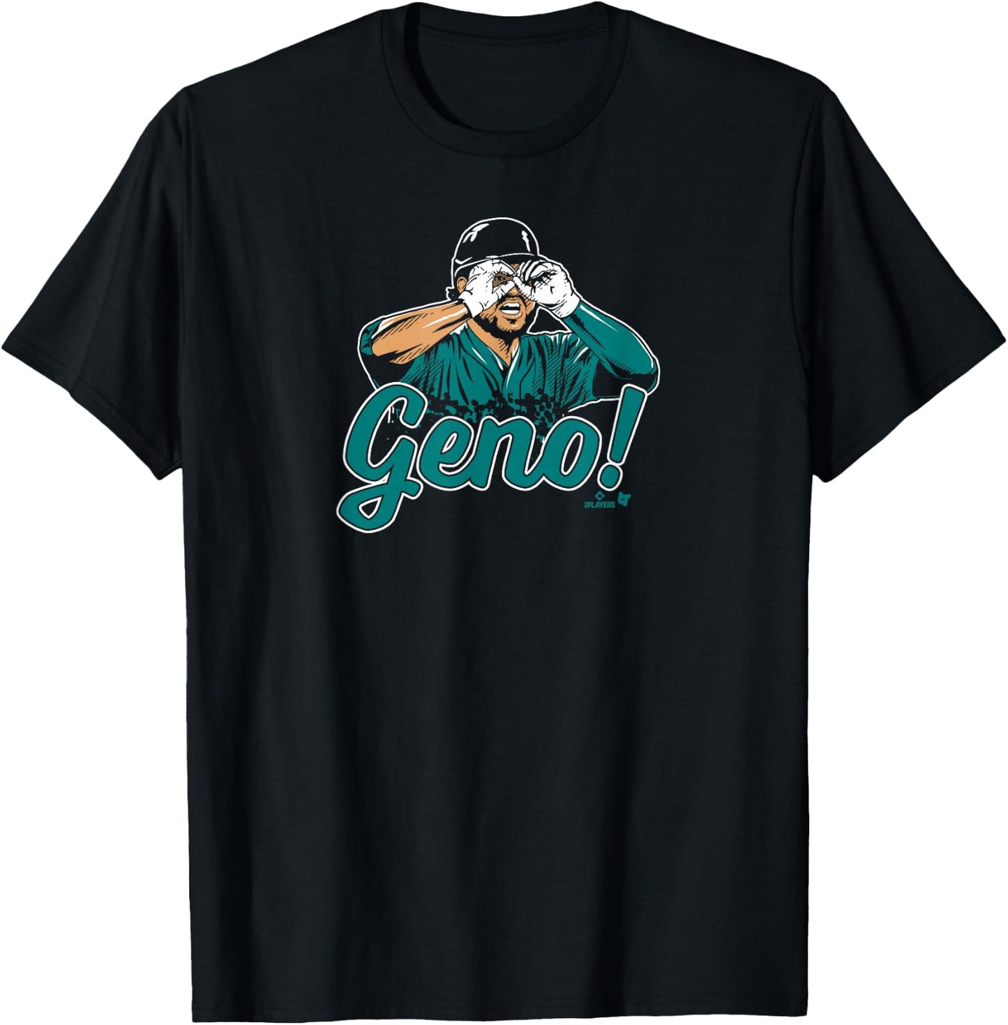 Eugenio Suarez - Geno Goggles - Seattle Baseball T-Shirt - T-Shirt | Black