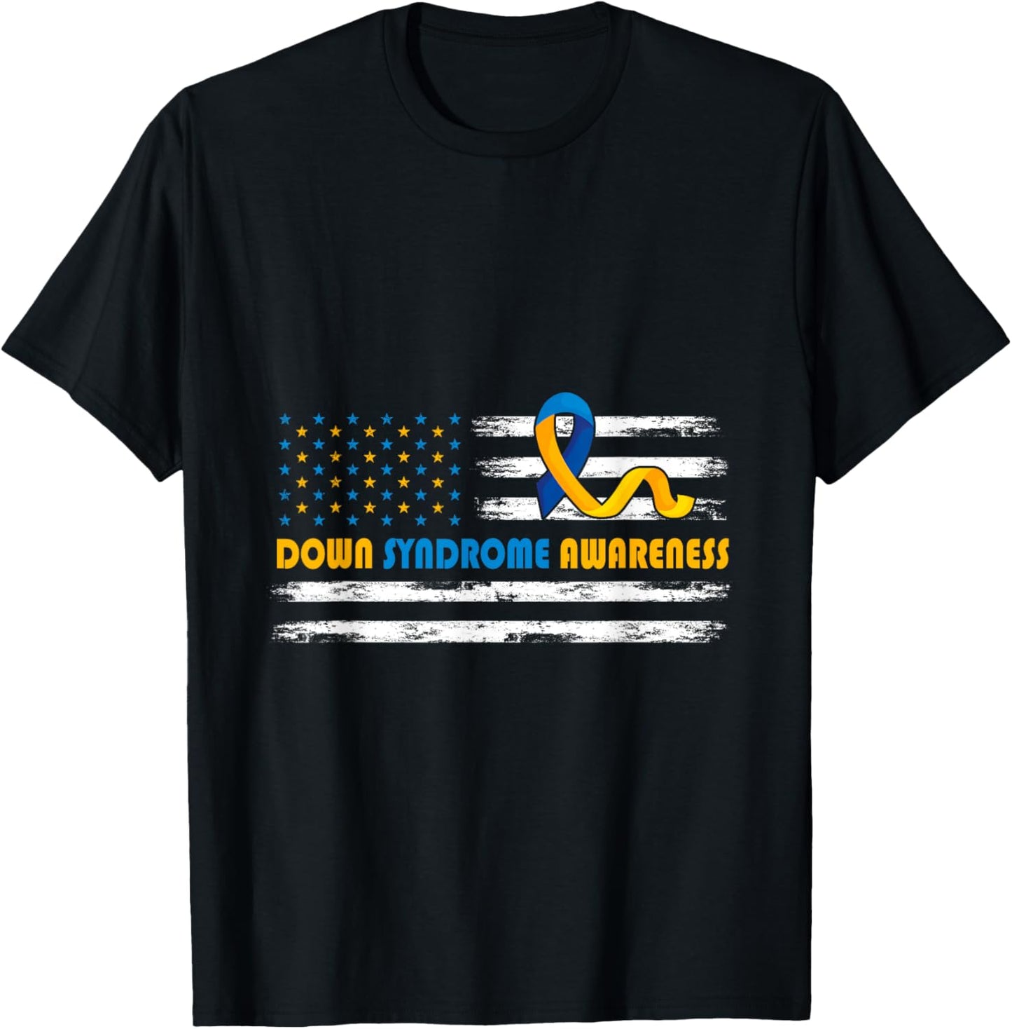 Down Right Perfect World Down Syndrome Awareness Day 3 21 T-Shirt - T-Shirt | Black