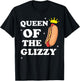 Queen of the Glizzy Funny Glizzy Gobbler Meme Hot Dog Lover Men Women Kids T-Shirt - T-Shirt | Black
