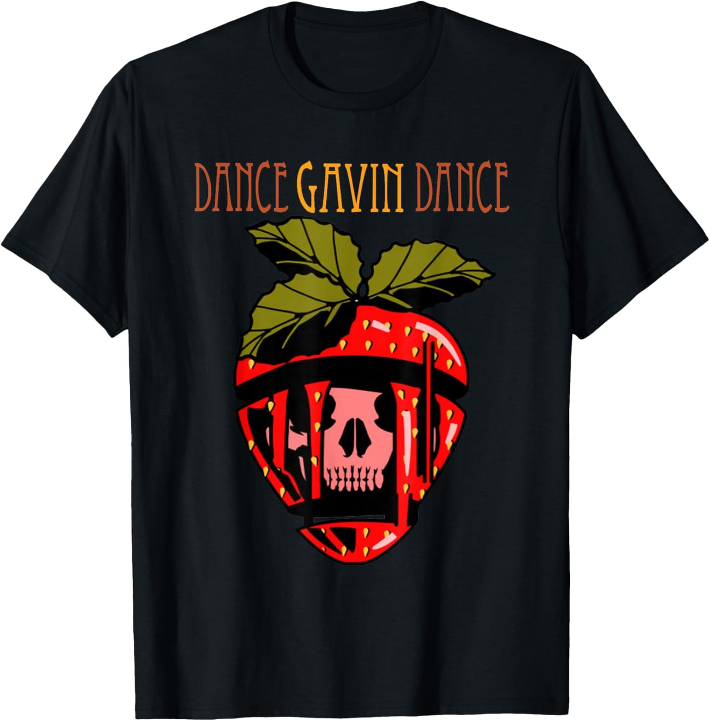 Dance Gavin Dance - Synergy Strawberry - Dance Gavin Dance T-Shirt - T-Shirt | Black
