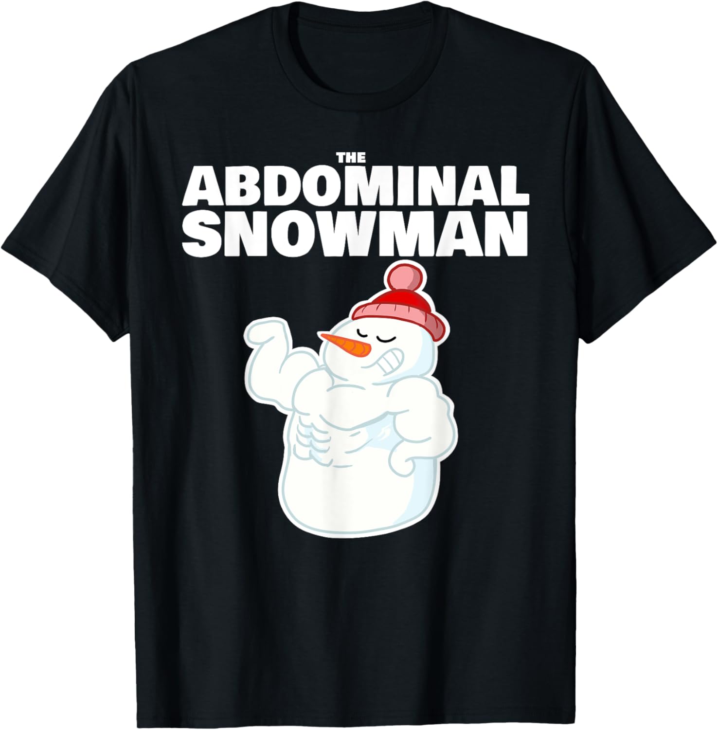 The Abdominal Snowman T-Shirt - T-Shirt | Black