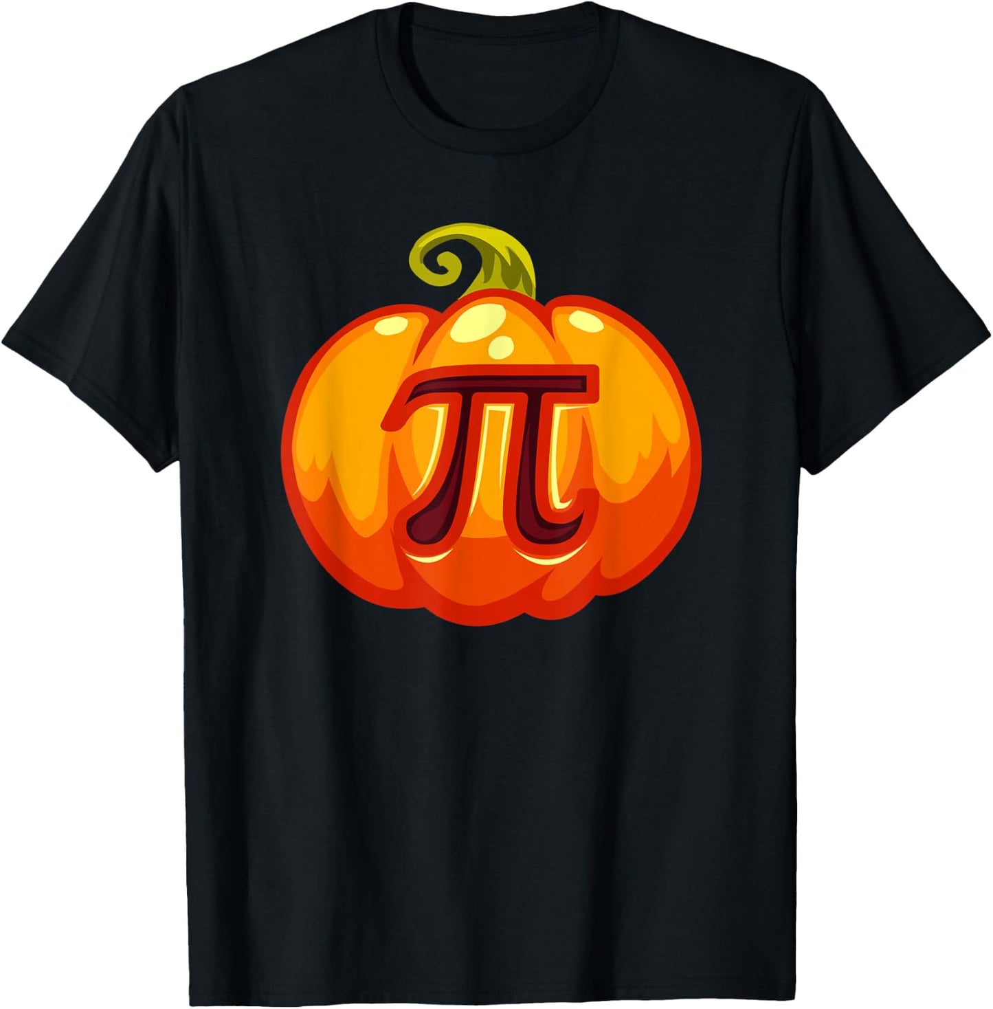 Math Teacher Halloween Costume Pumpkin Pi Pun Pie Gift Men . T-Shirt - T-Shirt | Black