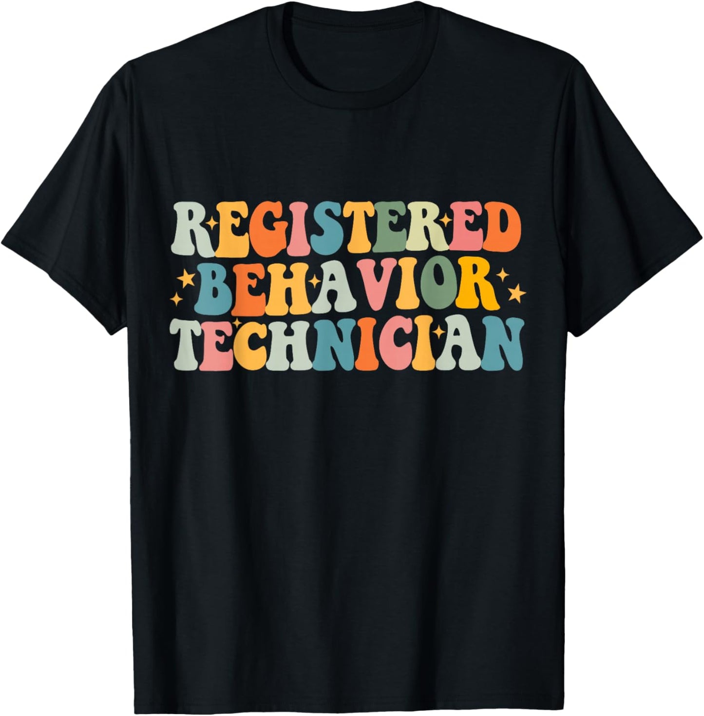 Registered Behavior Technician RBT Behavioral ABA Therapist T-Shirt - T-Shirt | Black