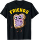 Kawaii Peanut Butter - Jelly - 2/2 BFF Best Friends Matching T-Shirt - T-Shirt | Black