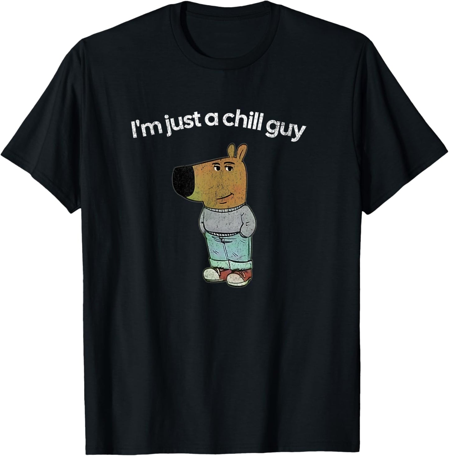 I'm just a chill guy funny meme T-Shirt - T-Shirt | Black