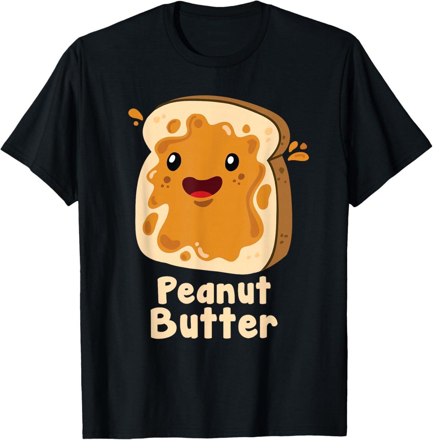 Peanut Butter & Jelly Matching Couple Halloween Best Friends T-Shirt - T-Shirt | Black