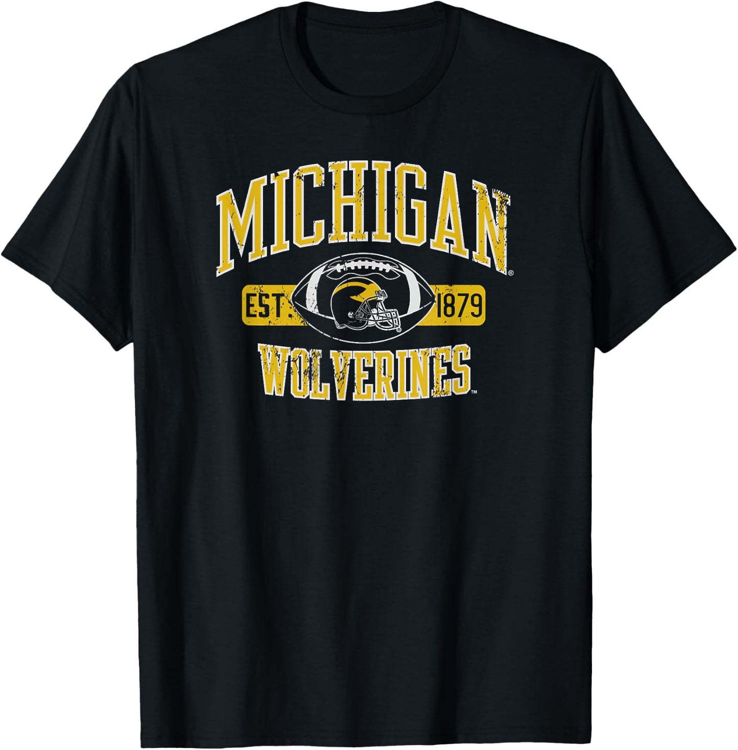 Michigan Wolverines Football Sack Navy Officially Licensed T-Shirt - T-Shirt | Black