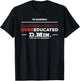 Overeducated Doctor of Ministry Doctorate T-Shirt - T-Shirt | Black