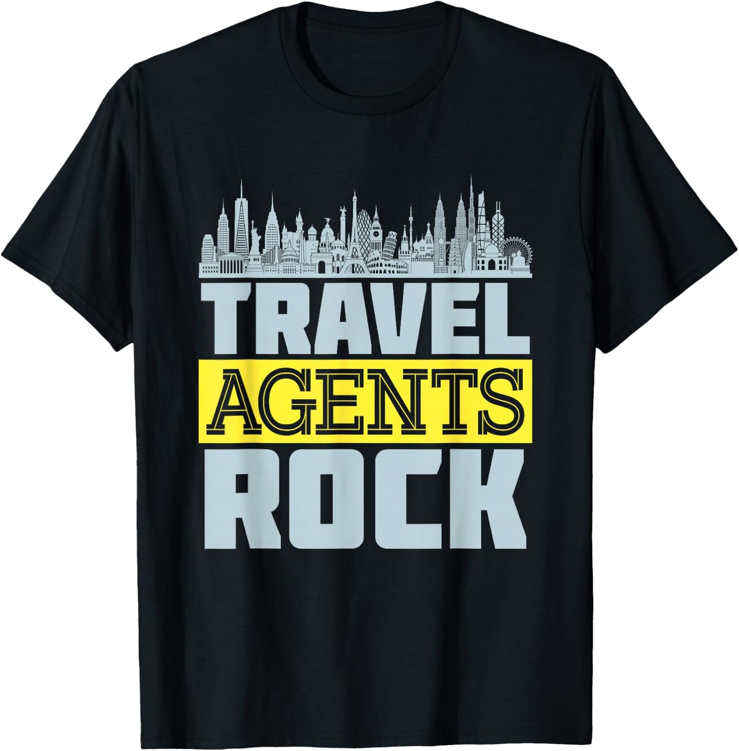 Travel Agent Vacation Planning Planner Agency Staff Gifts T-Shirt - T-Shirt | Black